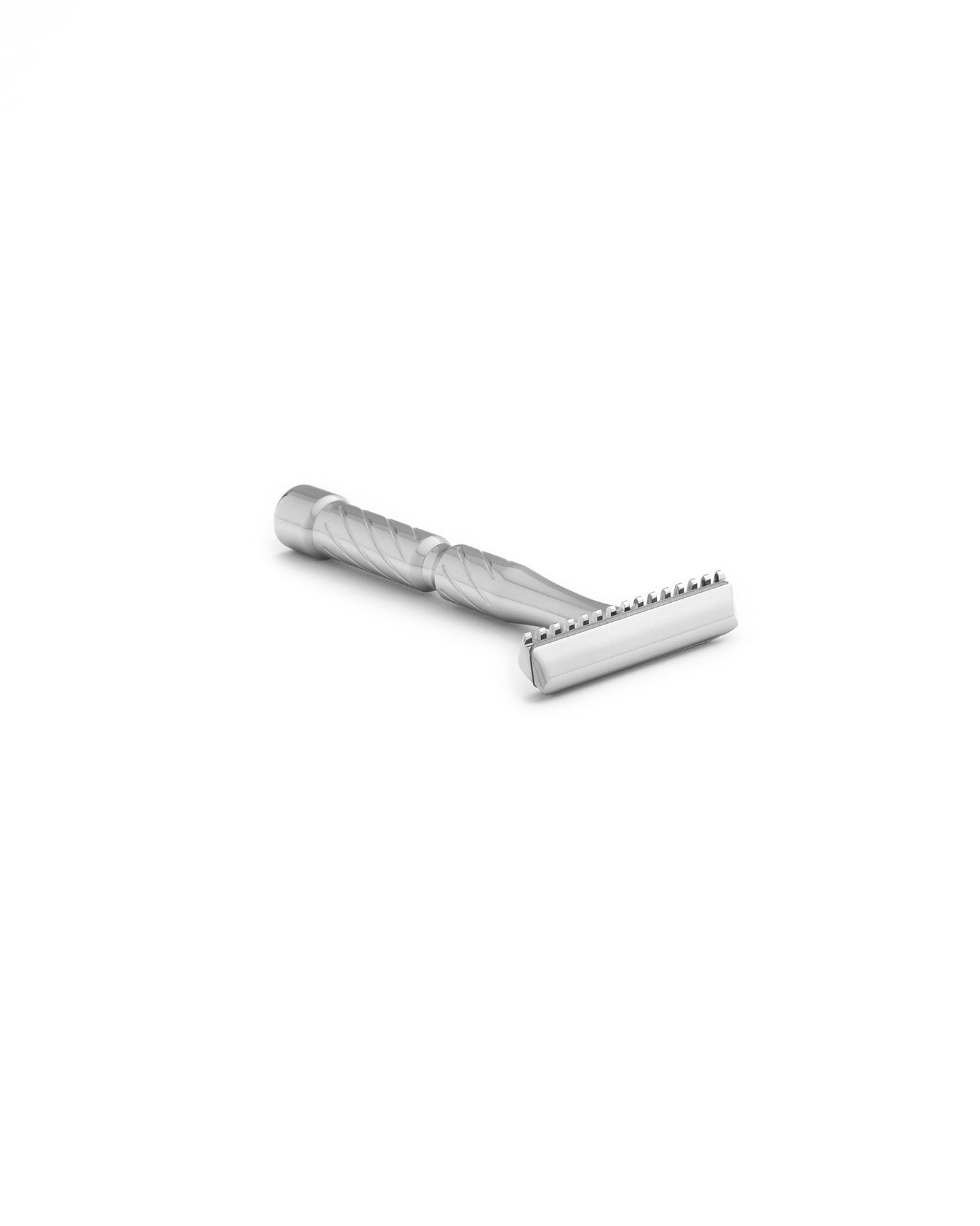 Blackland Razors Vector safety razor with a sleek design, featuring a polished metal handle and head for close shaves.