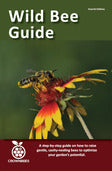 Front cover of CrownBees Spring Total Accessories Package for Mason Bees, featuring wild bee guide and accessories.