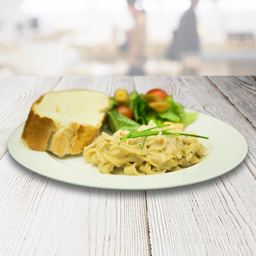 Heaven's Harvest Entree Bucket with 72 servings of emergency survival food for one person, featuring a variety of freeze-dried meals.