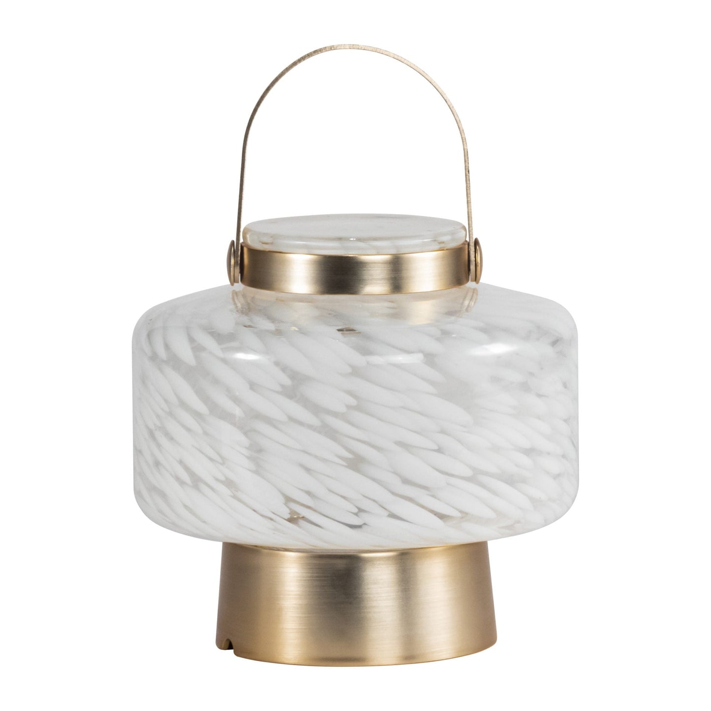 Allsop Home & Garden LightKeeper rechargeable glass LED lanterns with handles, glowing softly for outdoor or indoor ambiance.