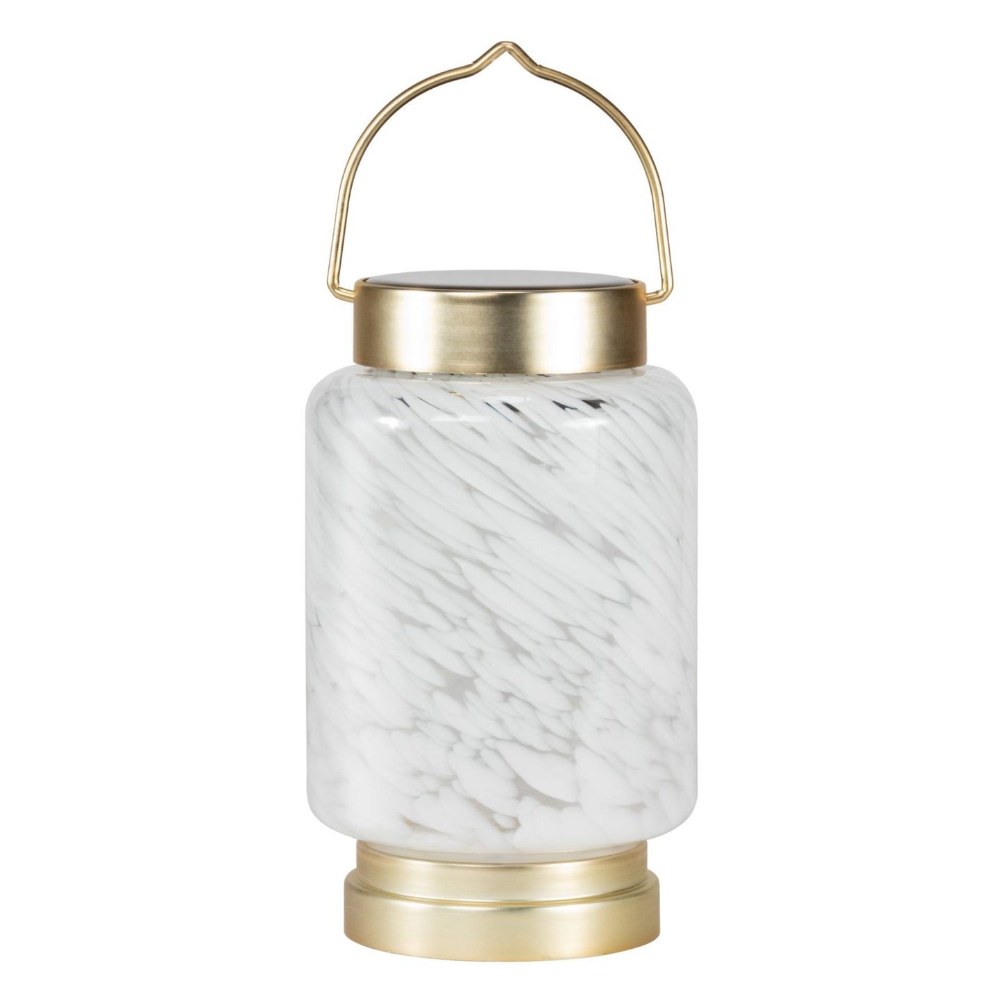 Allsop Home & Garden Boaters Glass Solar Lanterns with cylindrical design and clear glass for outdoor ambient lighting.