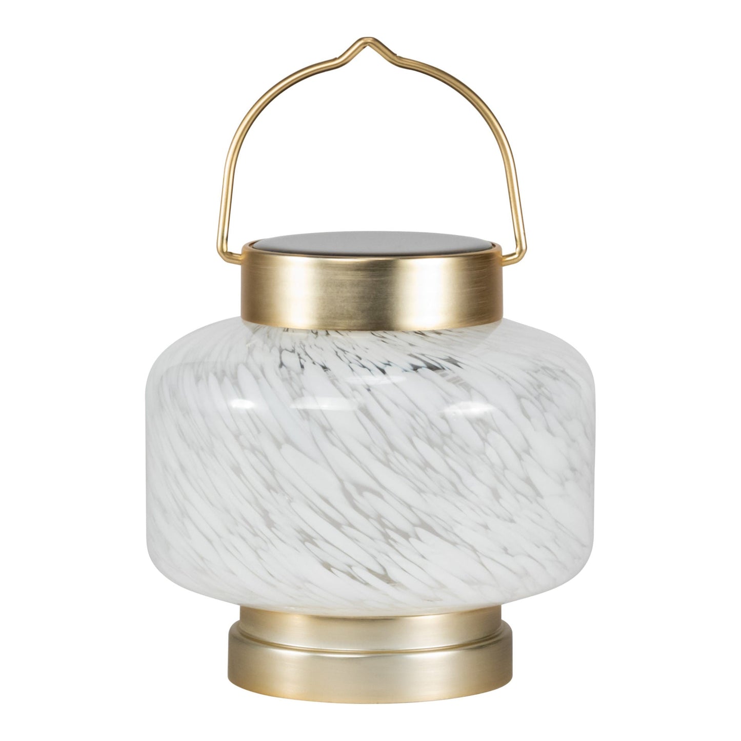 Allsop Home & Garden Boaters Glass Solar Lanterns with cylindrical design and clear glass panels for outdoor illumination.