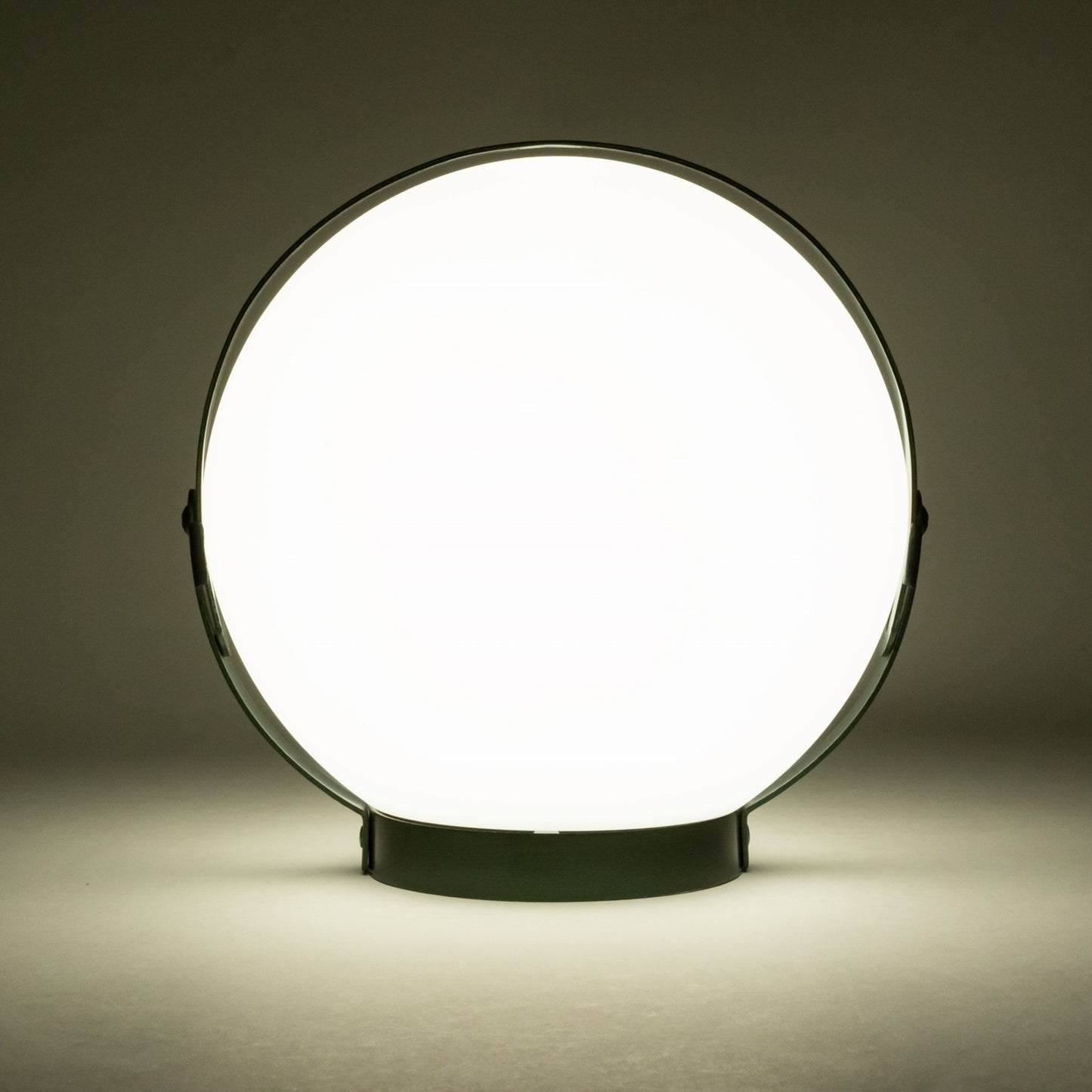 Allsop Home & Garden Moonrise portable rechargeable LED lantern showing a compact, marine-style lantern with LED light.