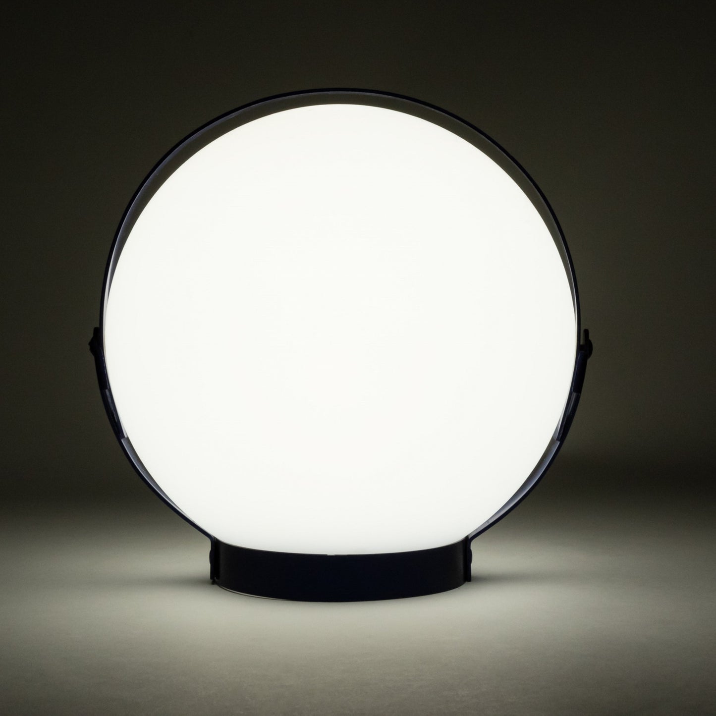 Allsop Home & Garden Moonrise portable rechargeable LED lantern with handle, bright white light, and compact design for outdoor use.