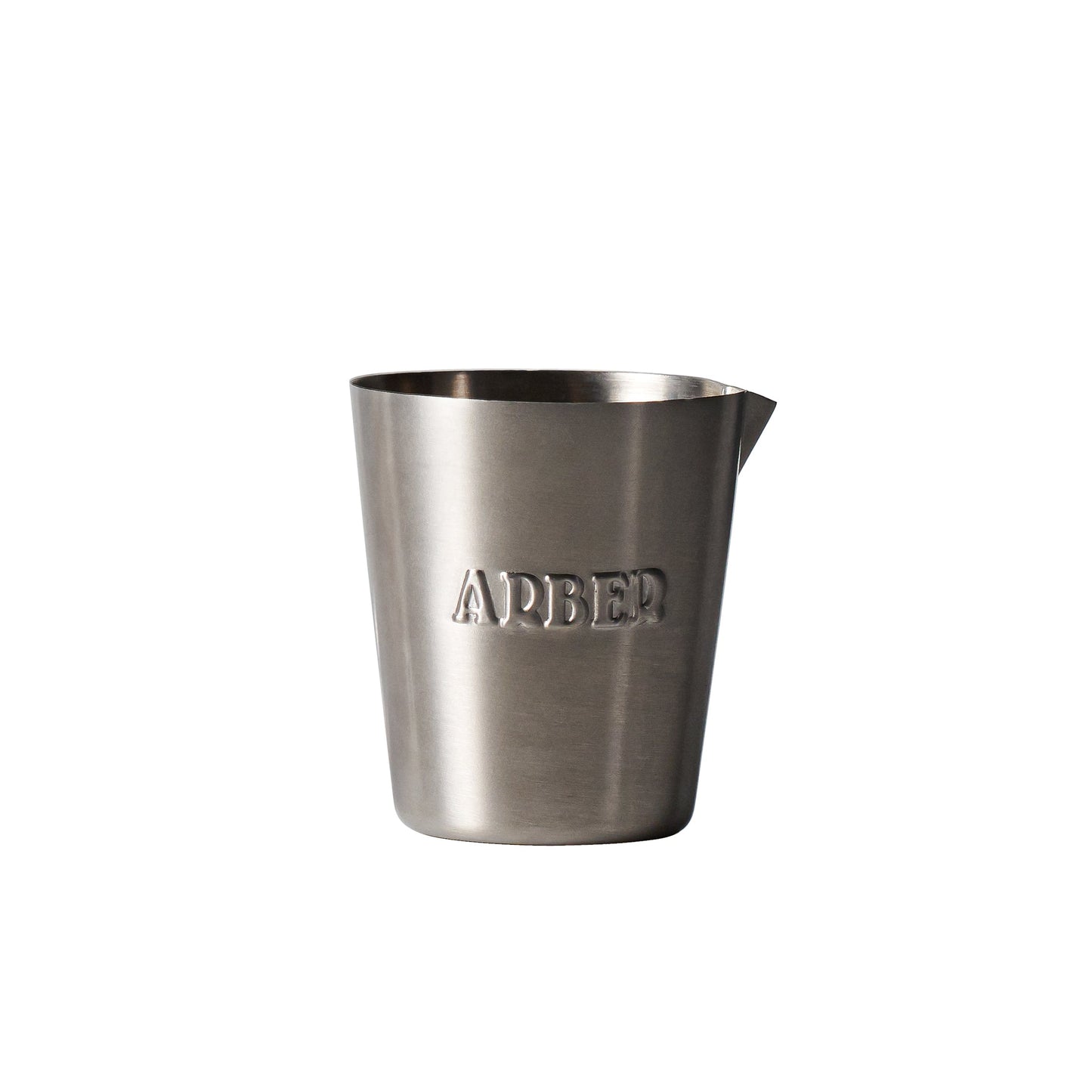 Arber measuring cup made of clear plastic with measurement markings, perfect for accurate liquid and dry ingredient measurement.