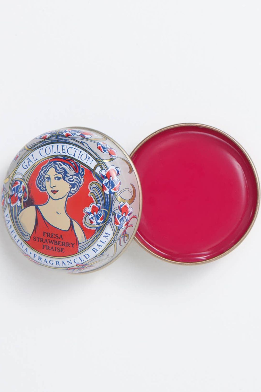 Ash & Rose Perfumeria Gal scented lip balm with orange flavor in a sleek, natural-looking tube.