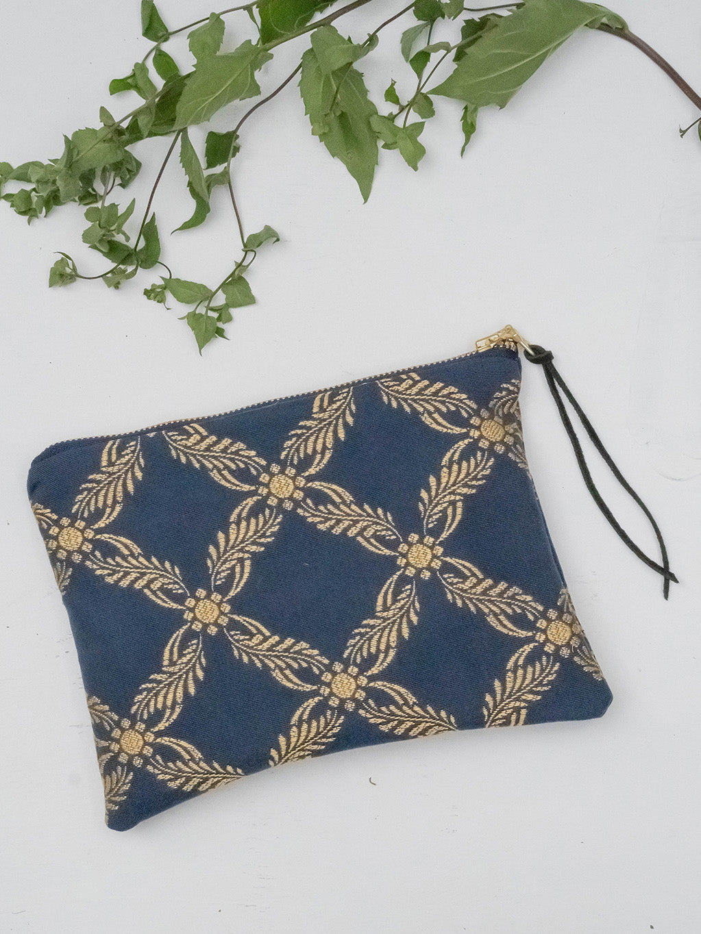 Royal blue Ash & Rose clutch purse with sleek design and elegant finish, perfect for evening accessories.