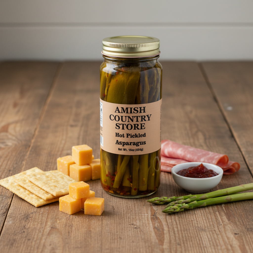 Hot Pickled Asparagus 16oz
