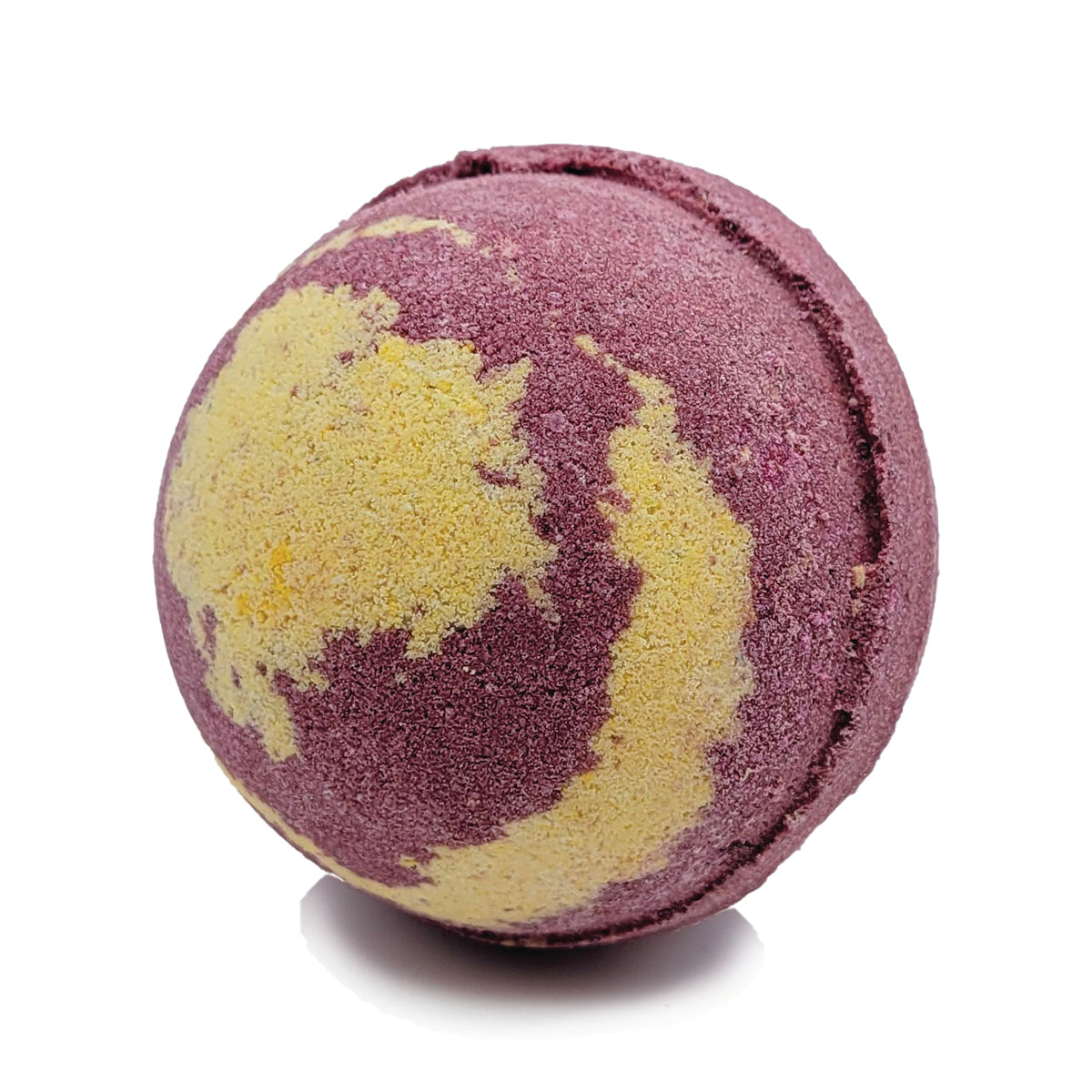 Evolve Botanica Believe bath bomb with colorful swirling patterns and floral accents, perfect for relaxing bath sessions.