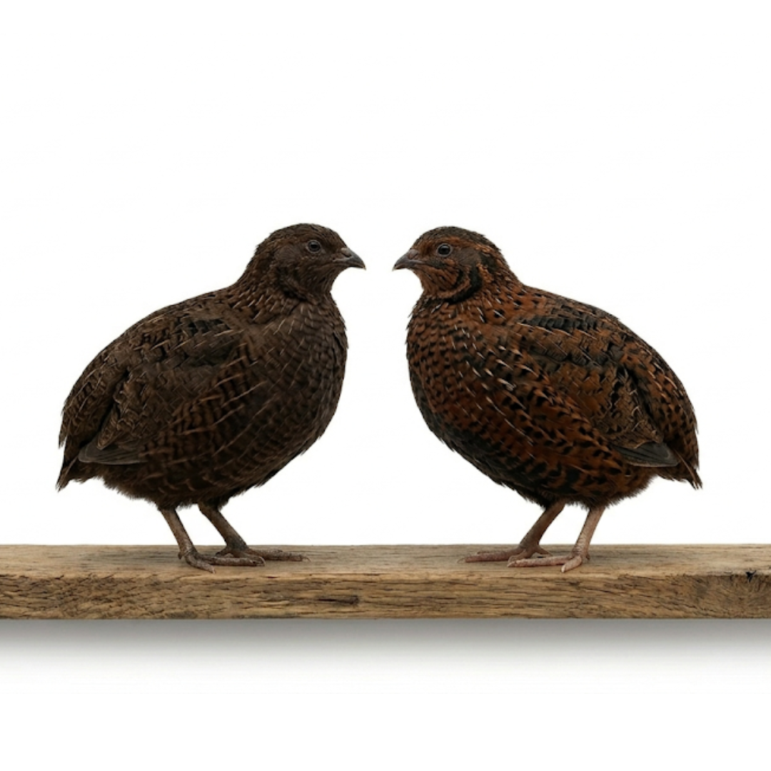 Fertile midnight velvet quail eggs from Tibetan and Rosetta Coturnix breeds, displayed in a carton for breeding at Quailz.com.