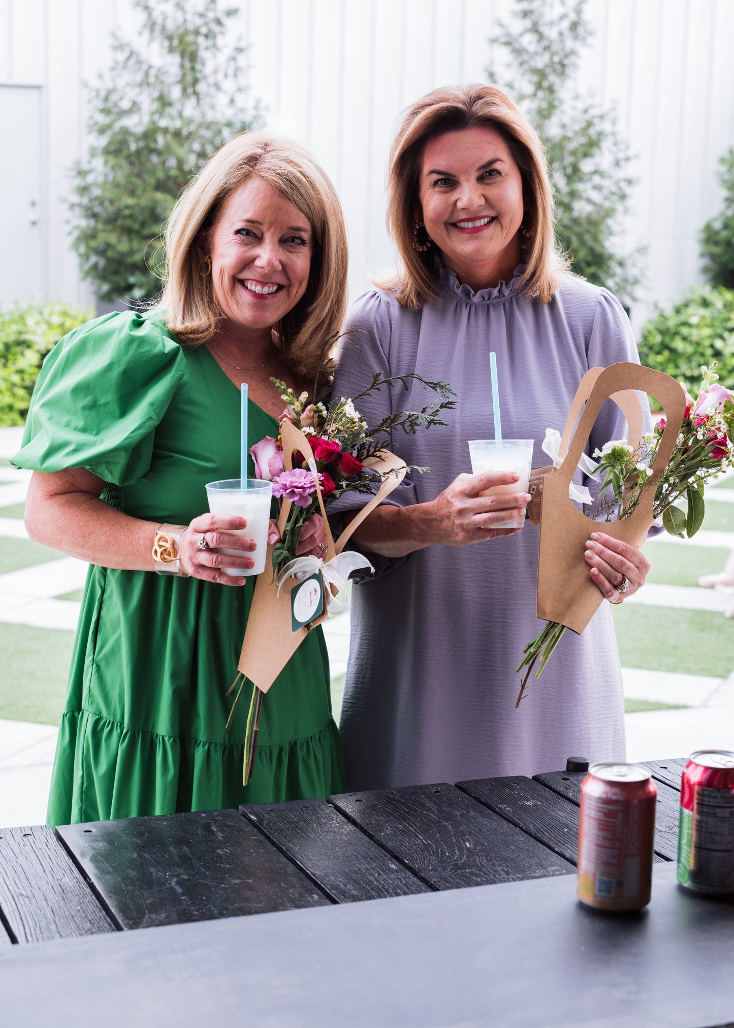 DIY Boom Bar with fresh cut flowers for making your own bouquet at Blessings Grow Meadows in Metter, GA.