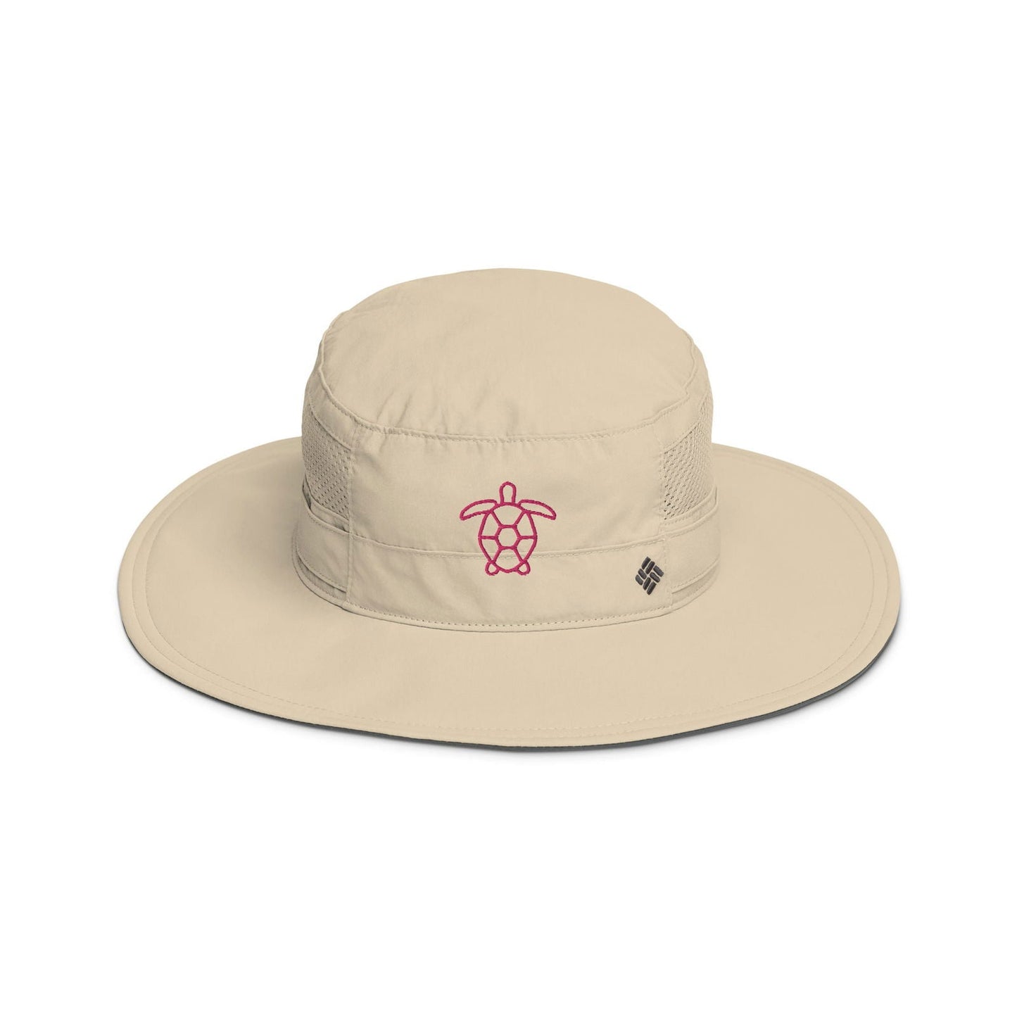 Columbia Turtle Boney Hat by Blessings Grow Meadows Merch, navy blue collegiate-style hat with turtle and bone design.
