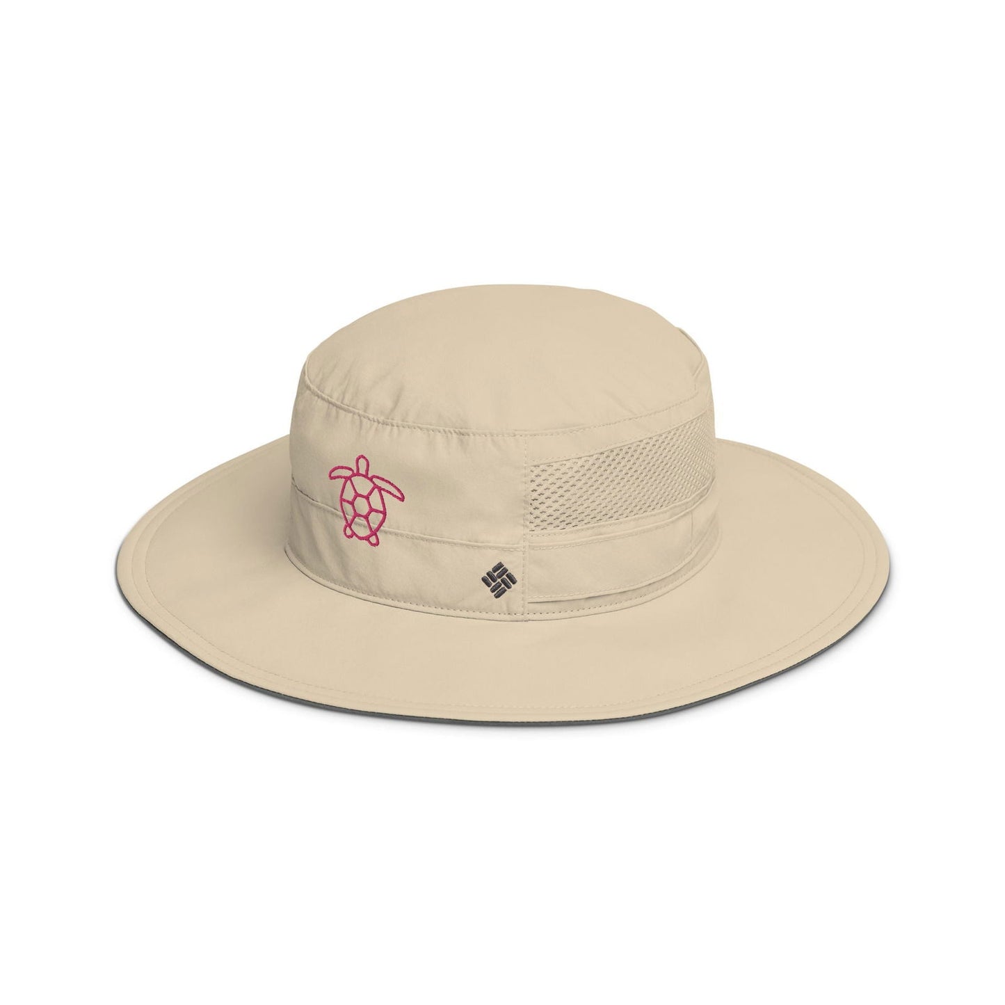 Columbia Turtle Boney hat by Blessings Grow Meadows Merch, navy blue collegiate-style hat with turtle and bone design.