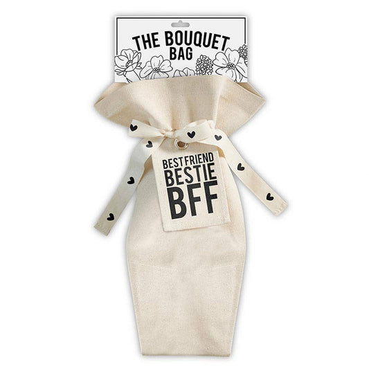 Bouquet Bag BFF by Blessings Grow Meadows Merch & More, colorful floral accessory bag with handle and decorative design.