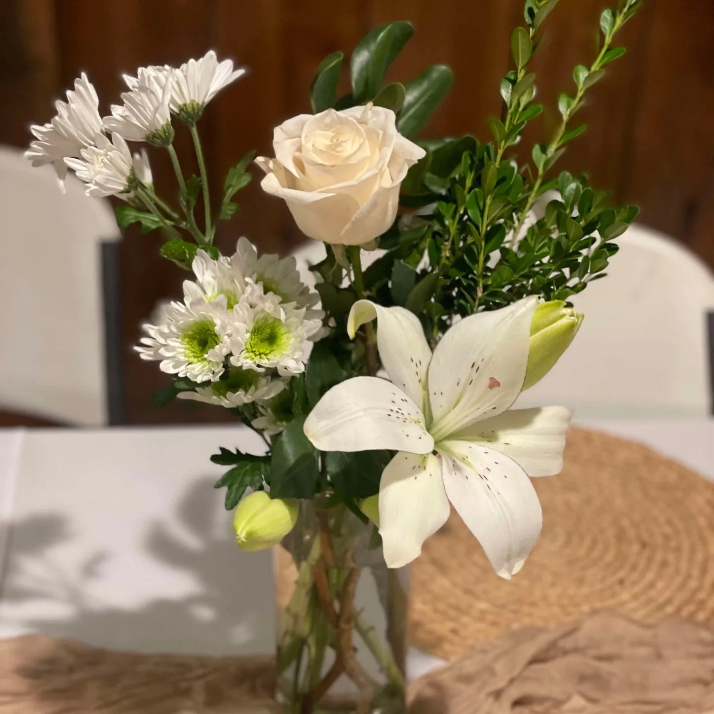 Colorful DIY event flowers and fresh greenery in bloom buckets from Blessings Grow Meadows for bulk floral arrangements.