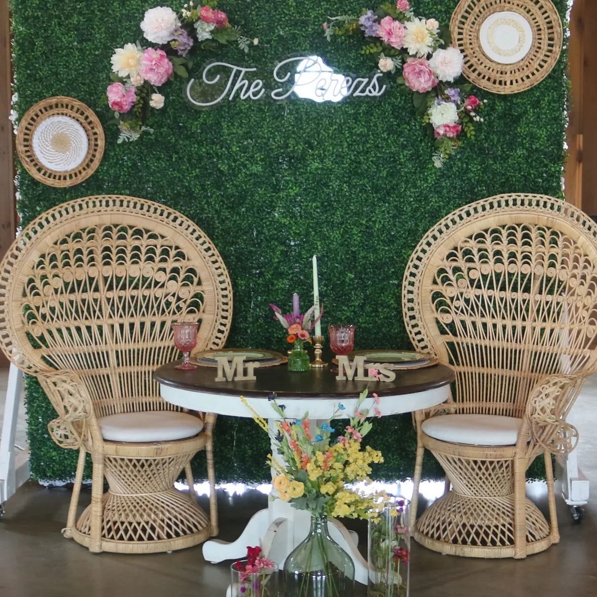 Colorful DIY event flowers and fresh greenery in bloom buckets from Blessings Grow Meadows for bulk floral arrangements.