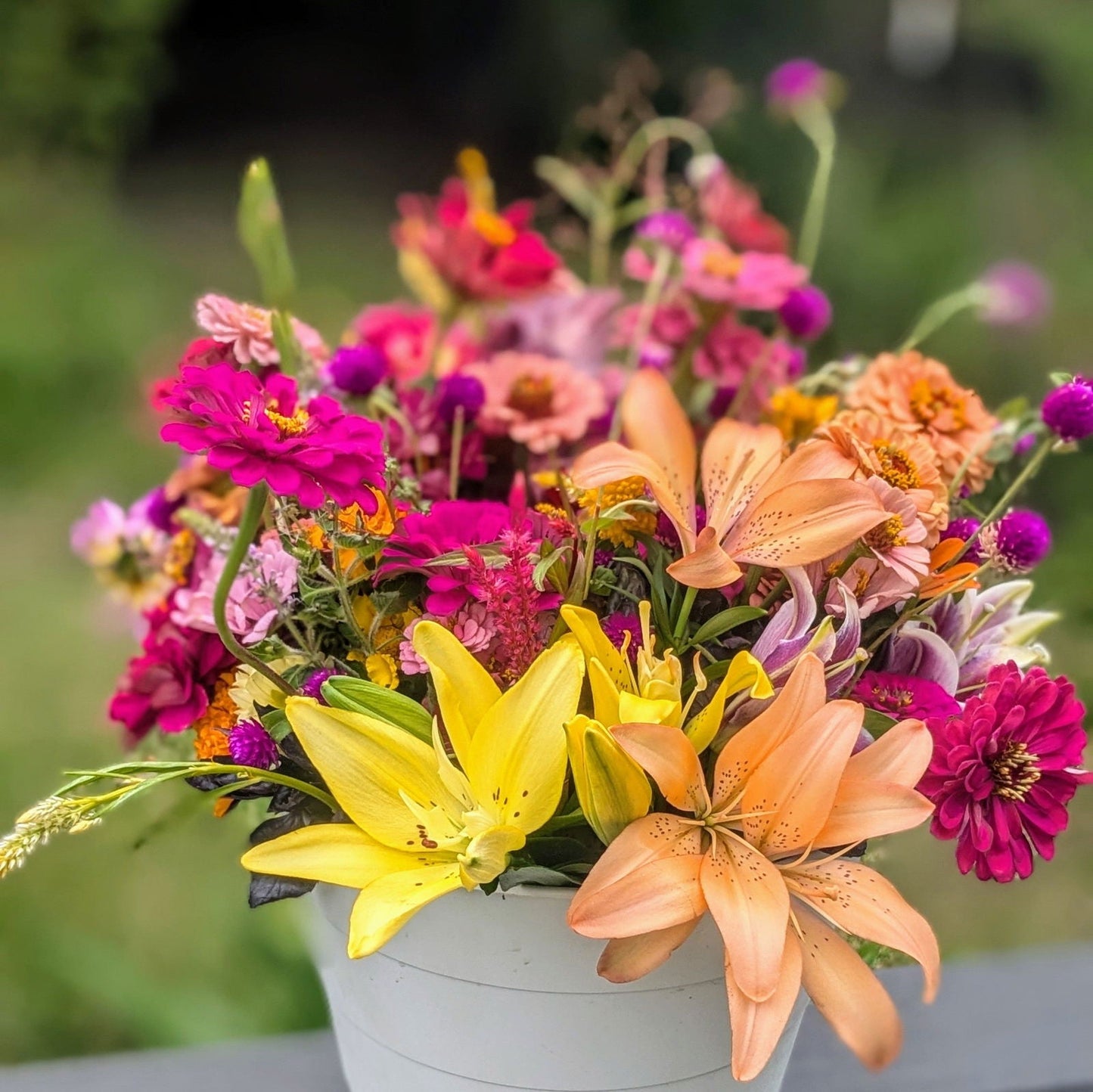 Fresh cut flowers by Blessings Grow Meadows for Blooms 4 Good donations and Bloom Bar fundraisers in Metter, GA.