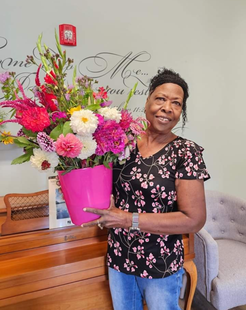Fresh cut flowers and event supplies from Blessings Grow Meadows for Blooms 4 Good donations and Bloom Bar fundraisers in Metter, GA.