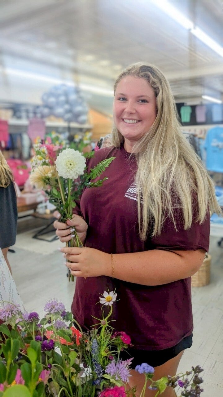 Fresh cut flowers from Blessings Grow Meadows for Blooms 4 Good donations and Bloom Bar fundraisers in Metter, GA.