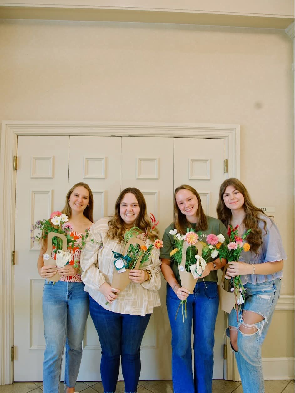 Fresh cut flowers from Blessings Grow Meadows for Blooms 4 Good donations and Bloom Bar fundraisers in Metter, GA.