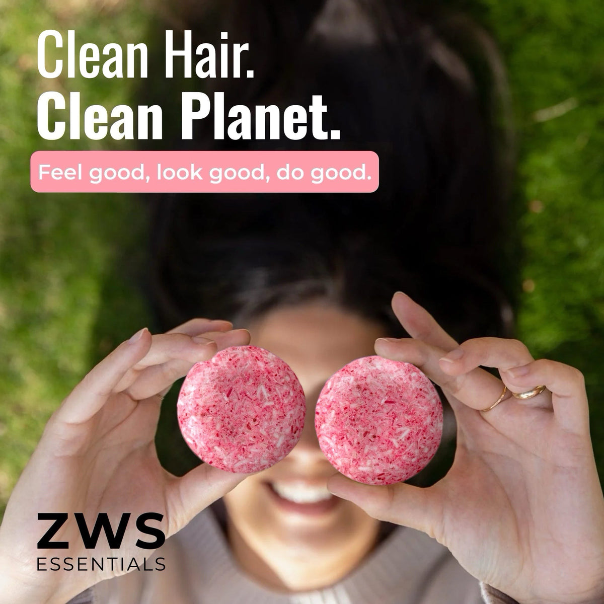Blossom shampoo bar by ZeroWasteStore.com with floral scent, designed for clean, healthy hair and eco-friendly hair care.