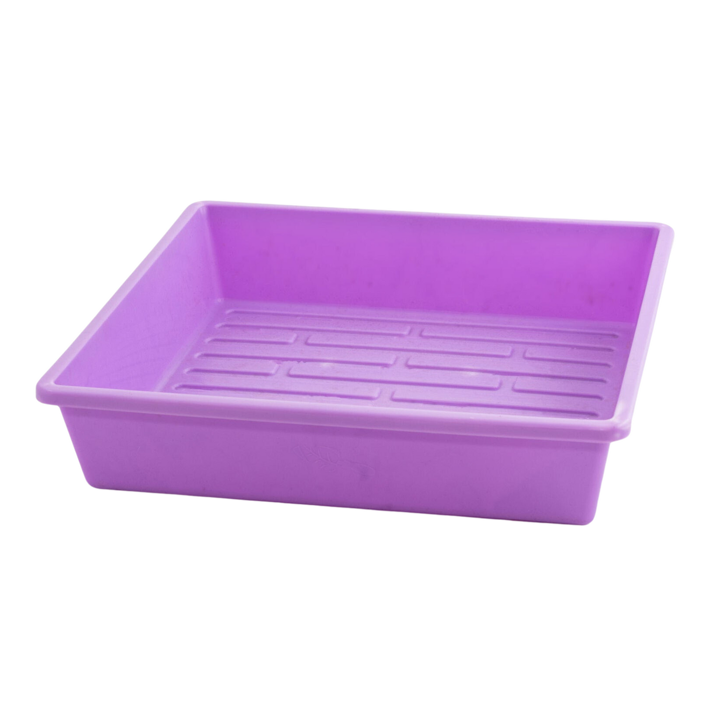 Black Bootstrap Farmer 1010 Trays with 2.5-inch depth, extra strength, featuring drainage holes for seed starting and propagation.