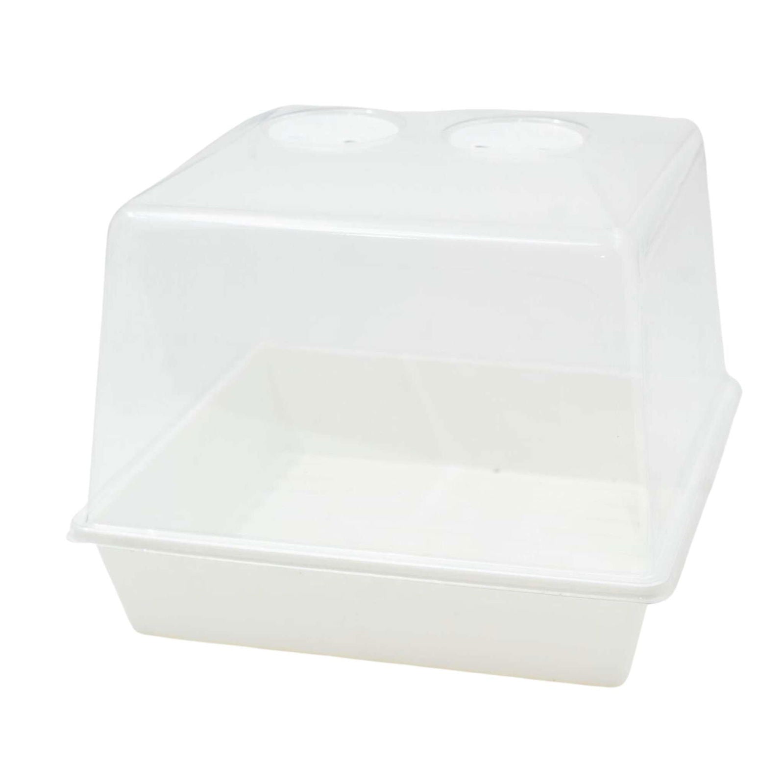 Black Bootstrap Farmer 1010 Trays with 2.5-inch depth, extra strength, featuring drainage holes for planting and propagation.