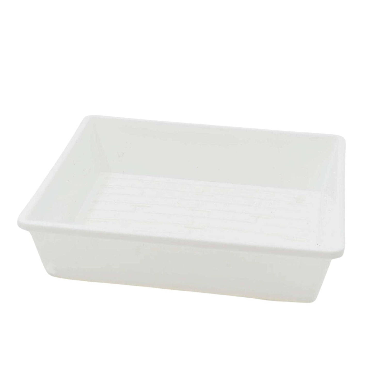 Black Bootstrap Farmer 1010 Trays with holes, 2.5-inch deep, extra strength for seed starting and propagation.