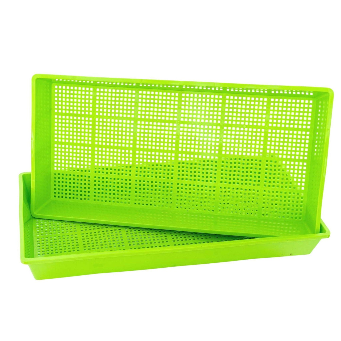 Blue Bootstrap Farmer 1020 Mesh Deep Extra Strength Tray, 2.5-inch deep, designed for plant propagation and seed starting.