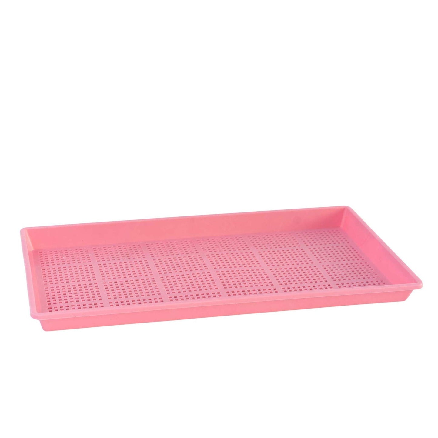 Blue Bootstrap Farmer 1020 Mesh Tray, shallow extra strength 1-inch deep tray for plant propagation or storage.