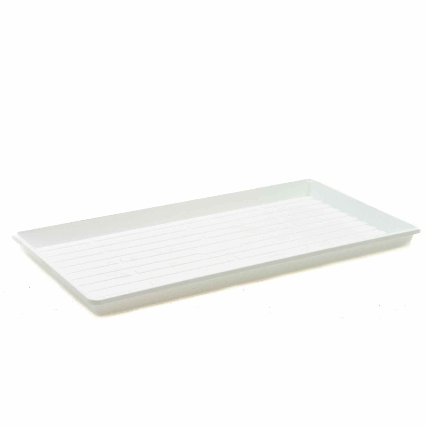 Black Bootstrap Farmer 1020 Microgreen Tray with shallow, extra strength design, perfect for growing microgreens indoors or outdoors.