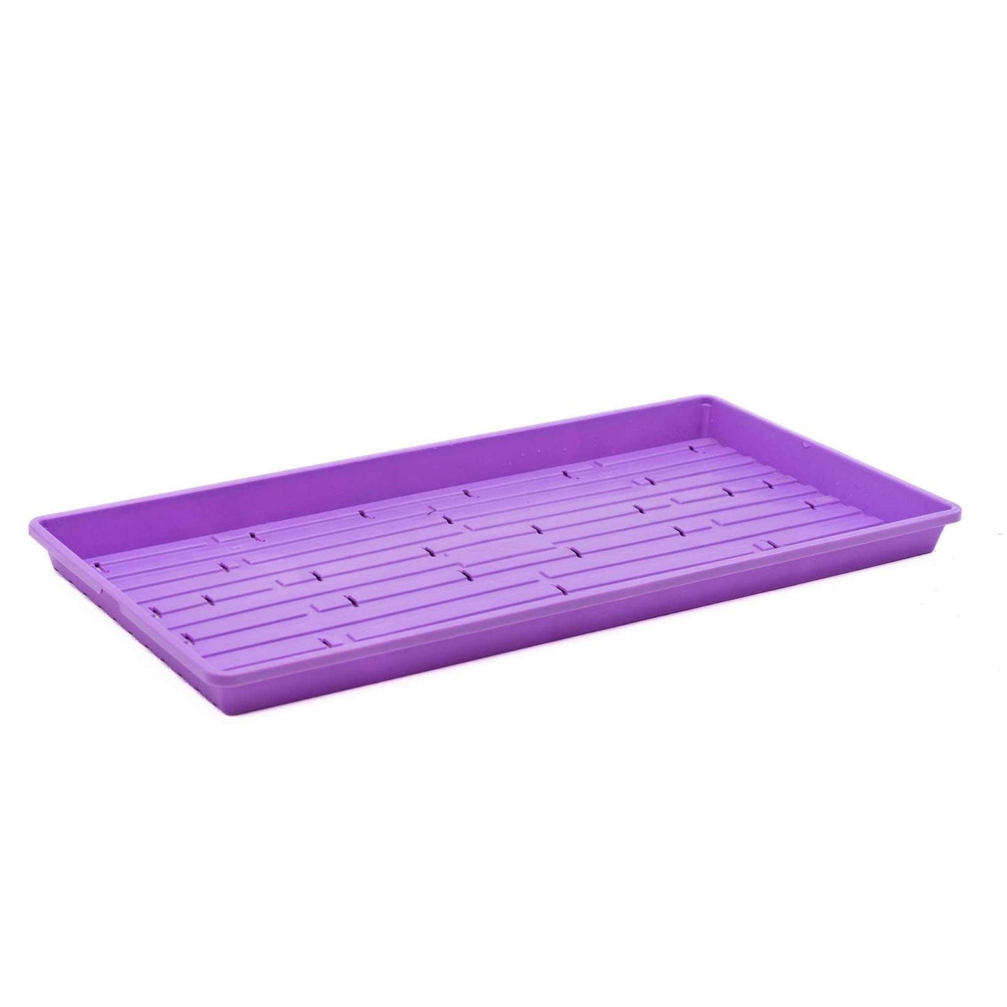 Bootstrap Farmer 1020 Microgreen Trays in vibrant colors, shallow, extra strength, no holes, perfect for microgreen growing.