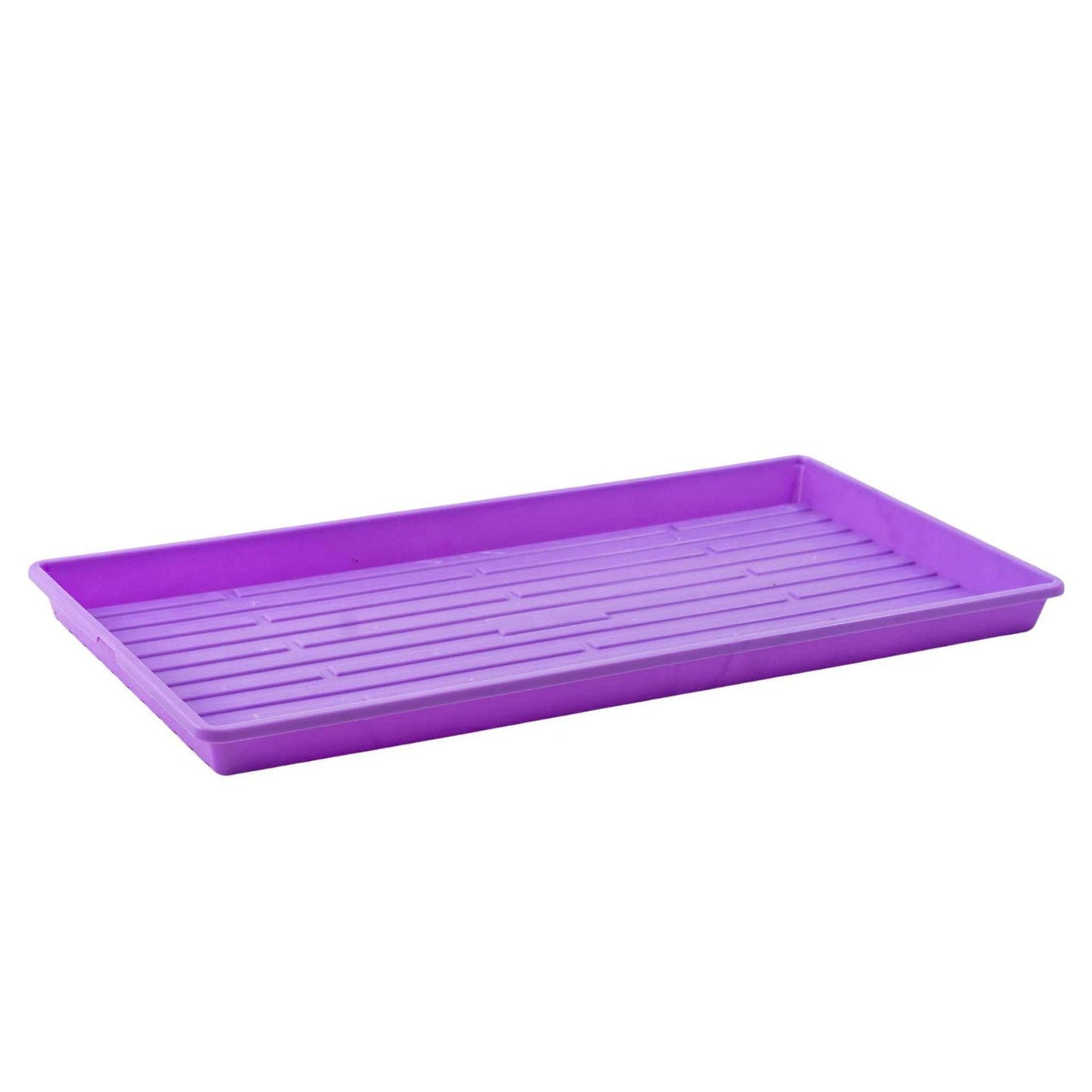Bootstrap Farmer 1020 Microgreen Trays in vibrant colors, shallow extra-strength design, no drainage holes for efficient microgreen growth.