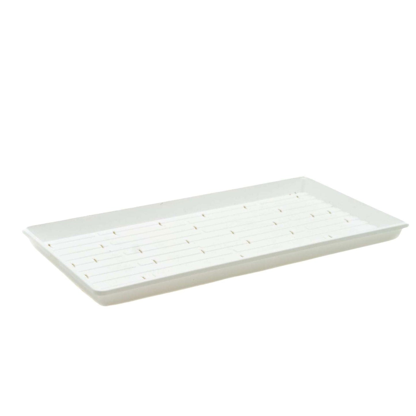 Green Bootstrap Farmer 1020 Microgreen Trays, shallow extra strength, no holes, ideal for microgreen cultivation.