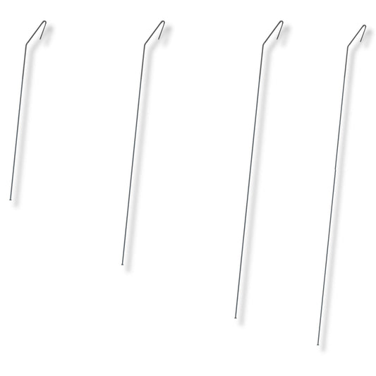 Set of ten Bootstrap Farmer Qlipr Trellis Hooks for garden trellises, durable plastic hooks for supporting plant growth.