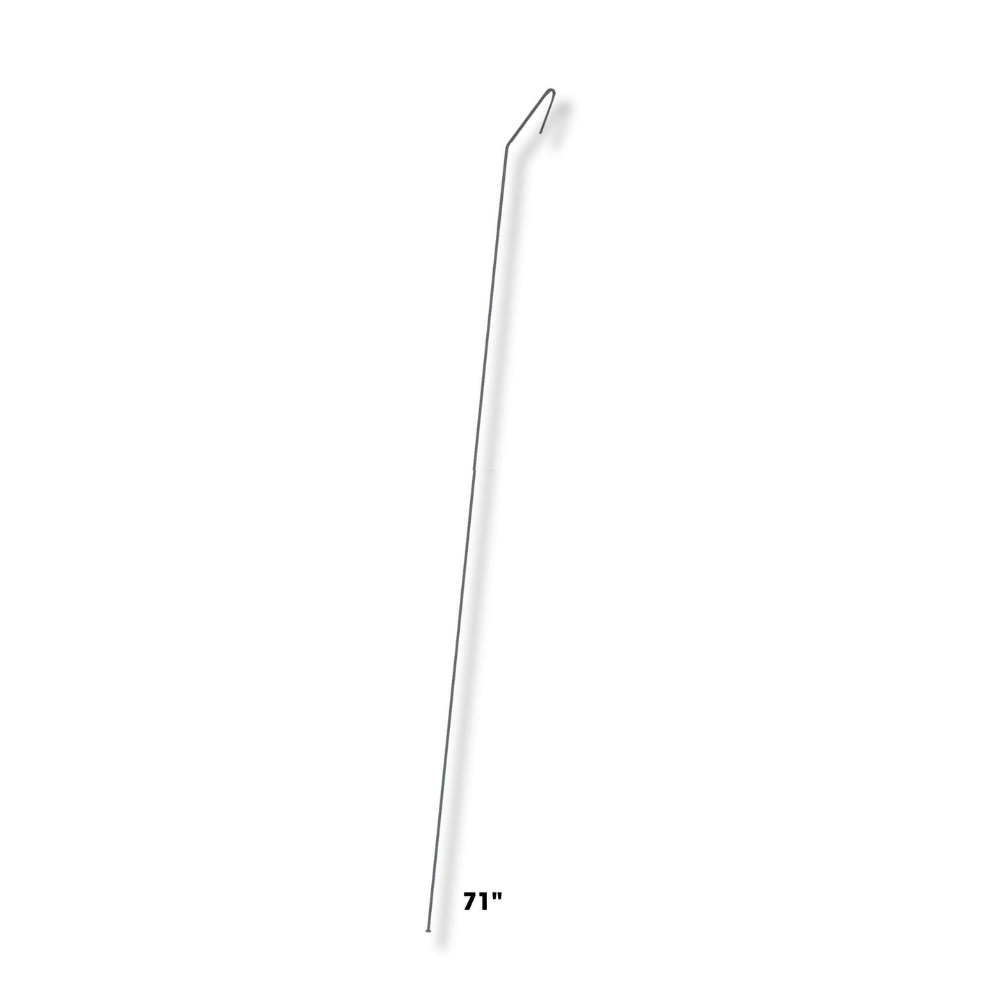 Set of ten Bootstrap Farmer Qlipr Trellis Hooks for supporting plants in gardening or farming setups.