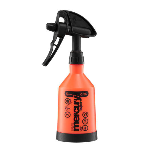 Bootstrap Farmer Kwazar Mercury Trigger Sprayer, durable double-action sprayer with ergonomic handle and transparent tank.