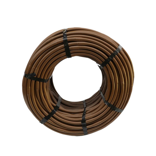 Bootstrap Farmer 1/2 inch drip line, 500-foot roll, flexible irrigation tubing for garden watering systems.