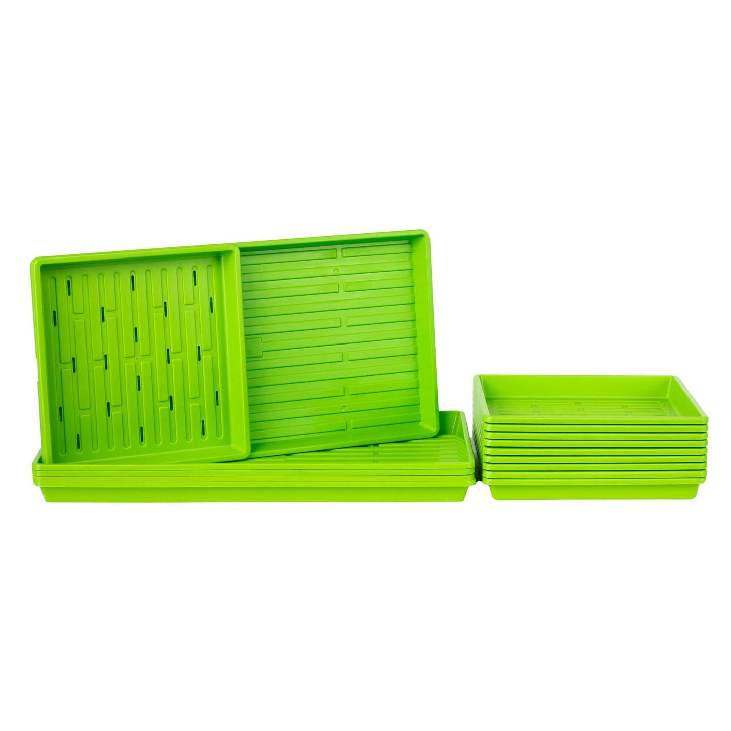 Black Bootstrap Farmer 1010 Microgreens Kit with LED grow light for indoor gardening and microgreens cultivation.
