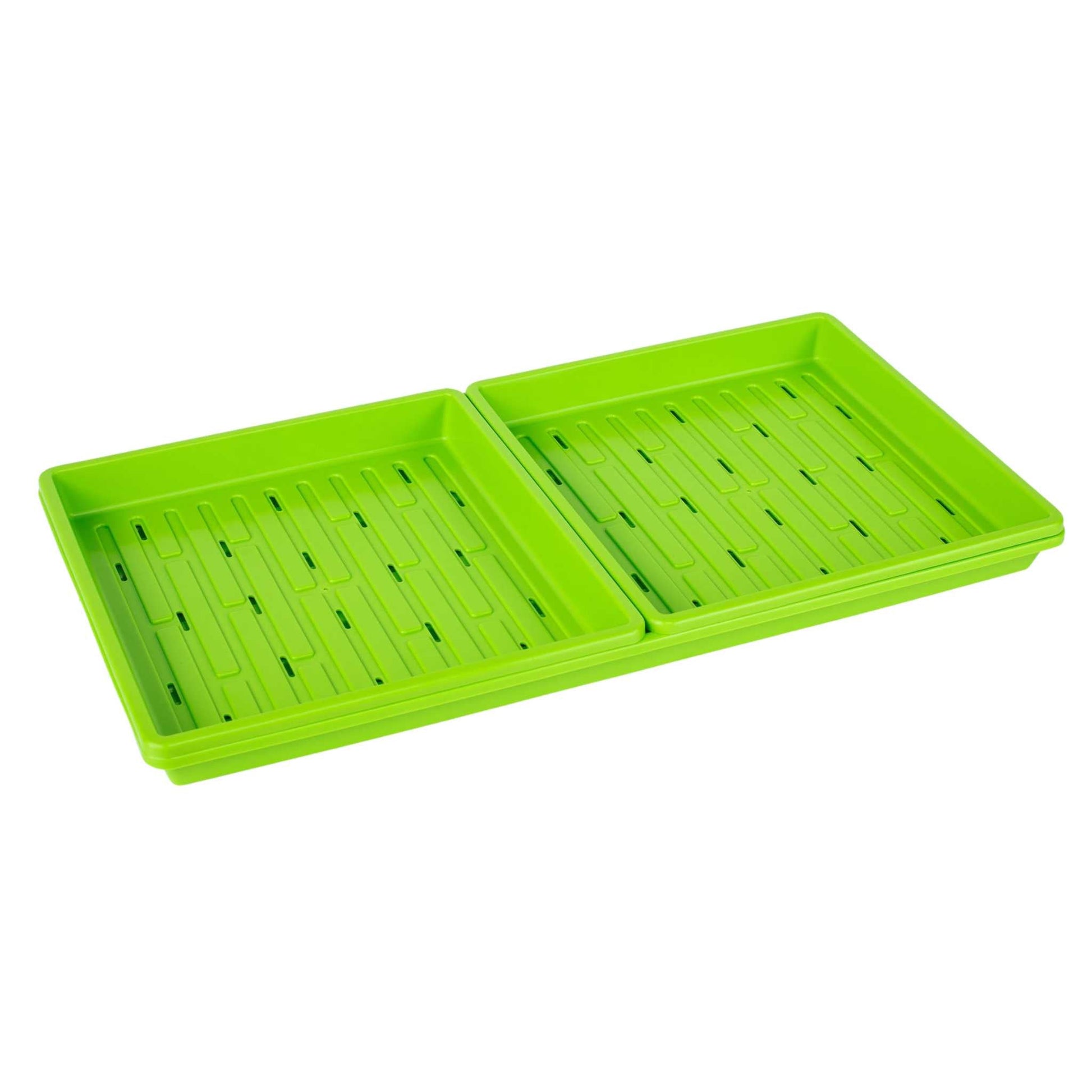Bootstrap Farmer 1010 Microgreens Kit with black tray and LED grow light for indoor microgreen cultivation.