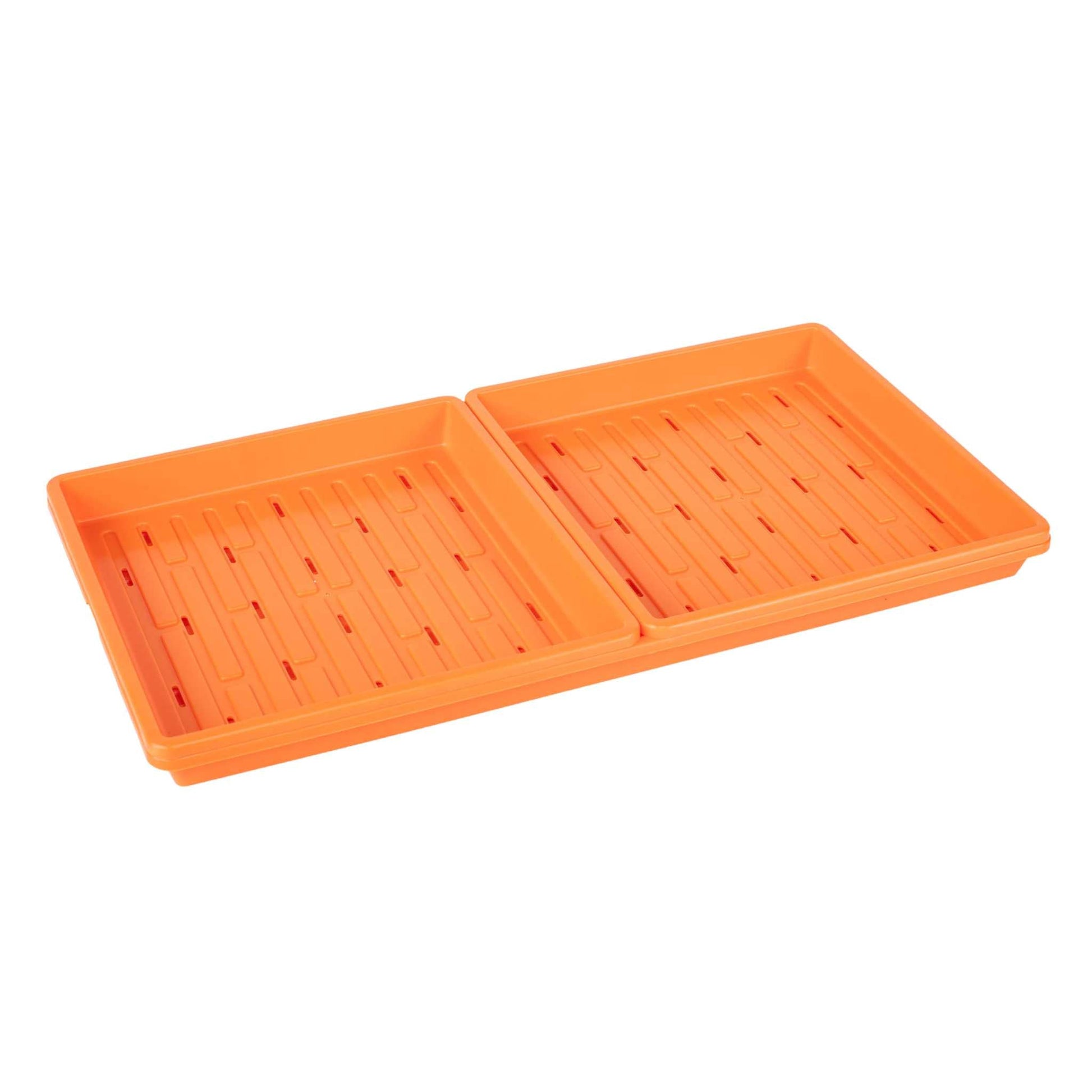 Black Bootstrap Farmer 1010 Microgreens Kit with LED grow light for indoor gardening and microgreens cultivation.