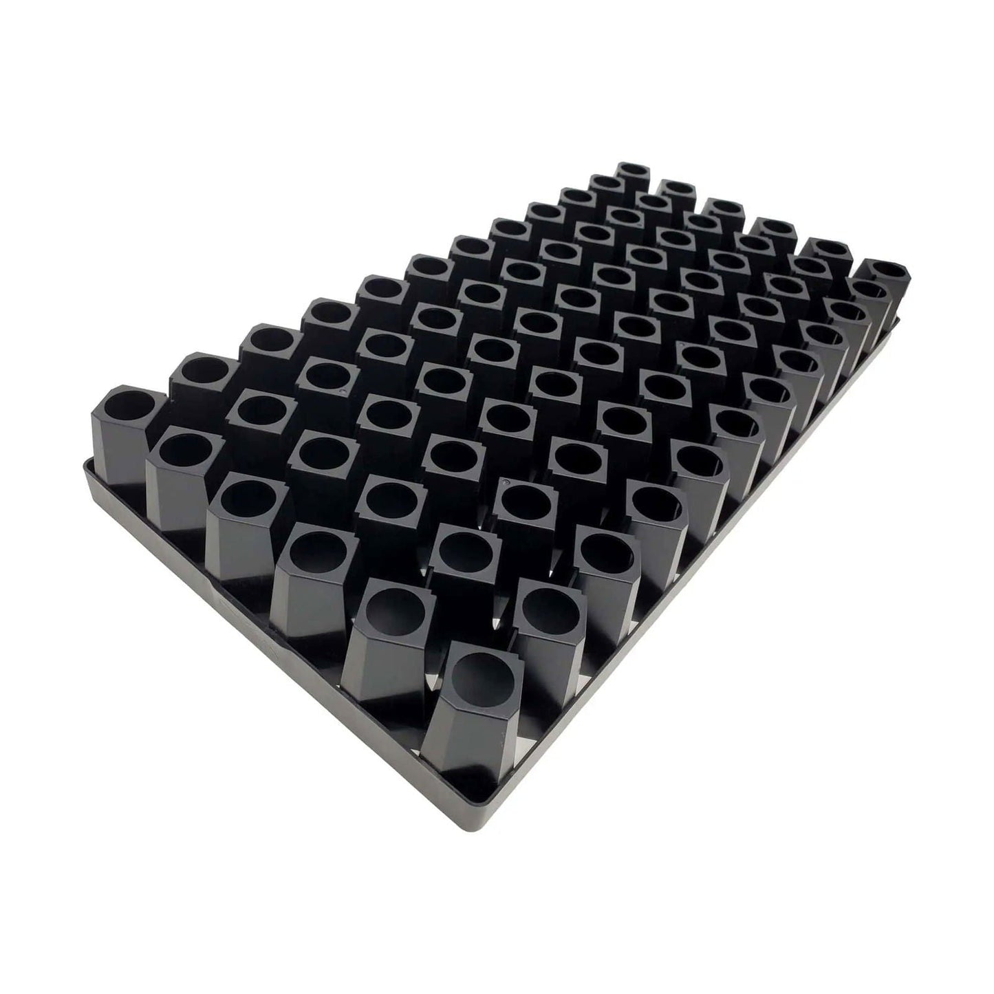 Black Bootstrap Farmer Air Prune Propagation Tray with 72 cells for starting seedlings and plant propagation.