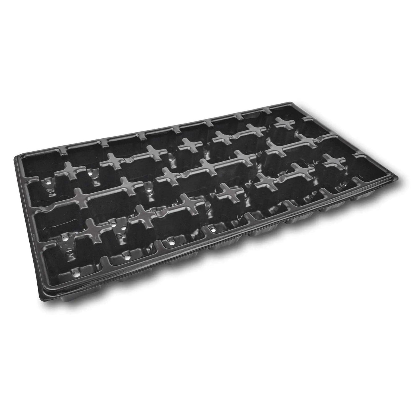 Bootstrap Farmer 32-cell seed starter tray, durable plastic cell tray for seedlings and gardening propagation.