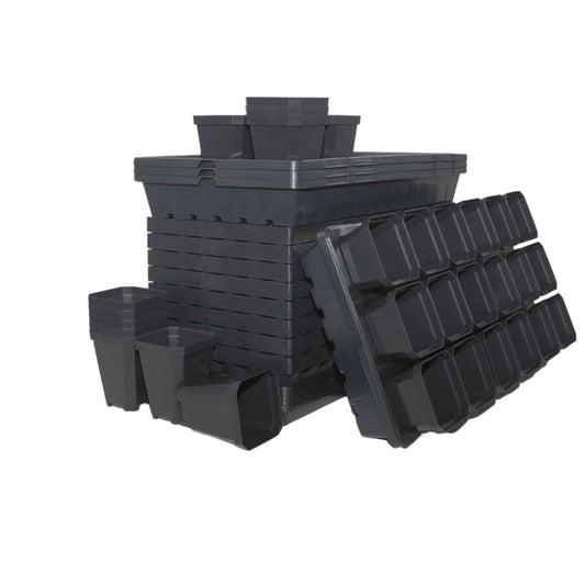Bootstrap Farmer cell trays from The Market Gardener Seed Starting Bundle, ideal for starting vegetable and flower seeds.