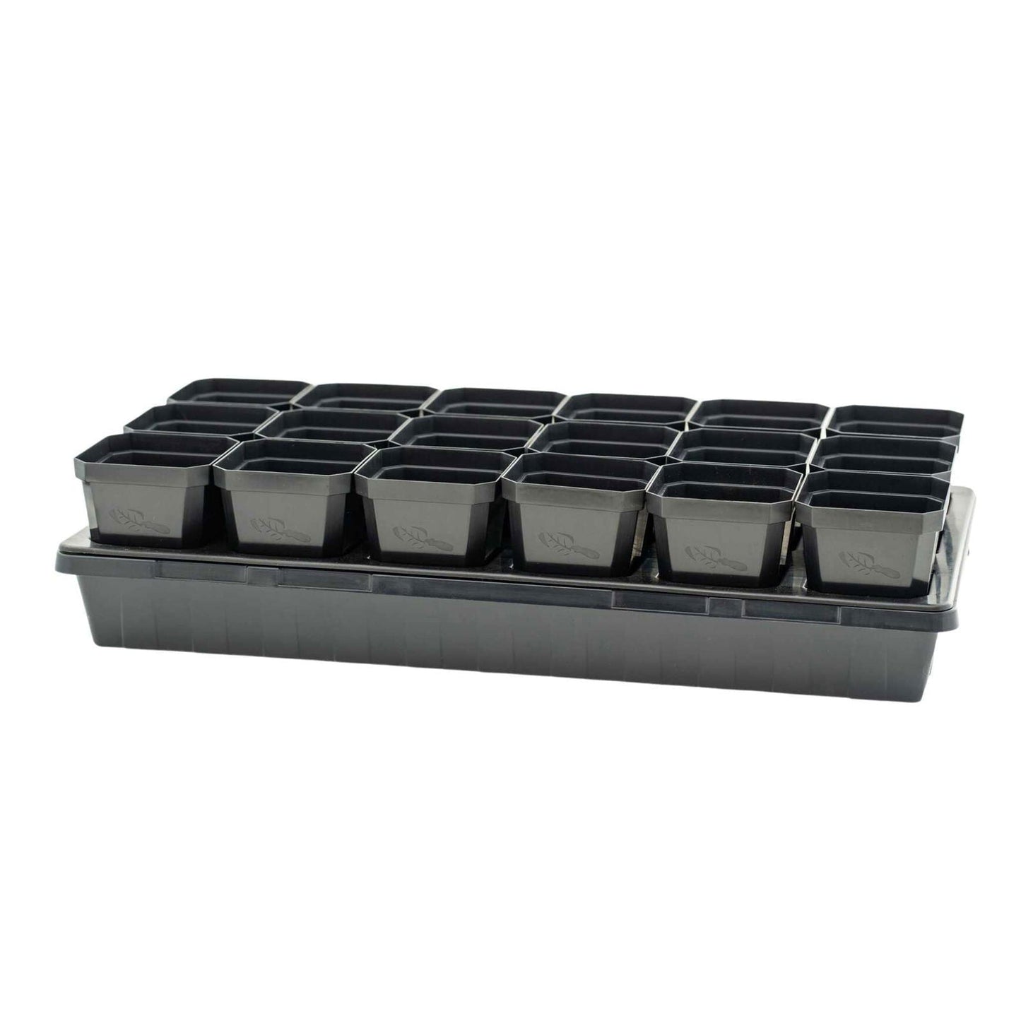 Bootstrap Farmer seed starting cell trays from The Market Gardener Bundle, ideal for germinating vegetable and herb seeds.