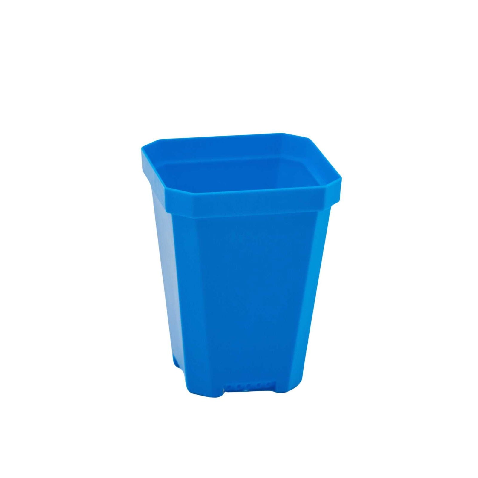 Multicolor 3.3-inch heavy-duty seed starting pots with inserts in Bootstrap Farmer cell trays for easy plant propagation.