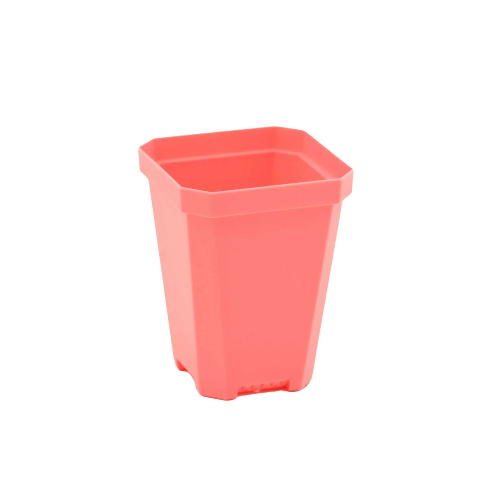 Multicolor Bootstrap Farmer 3.3-inch heavy-duty seed starting pots with inserts in cell tray for planting seedlings.