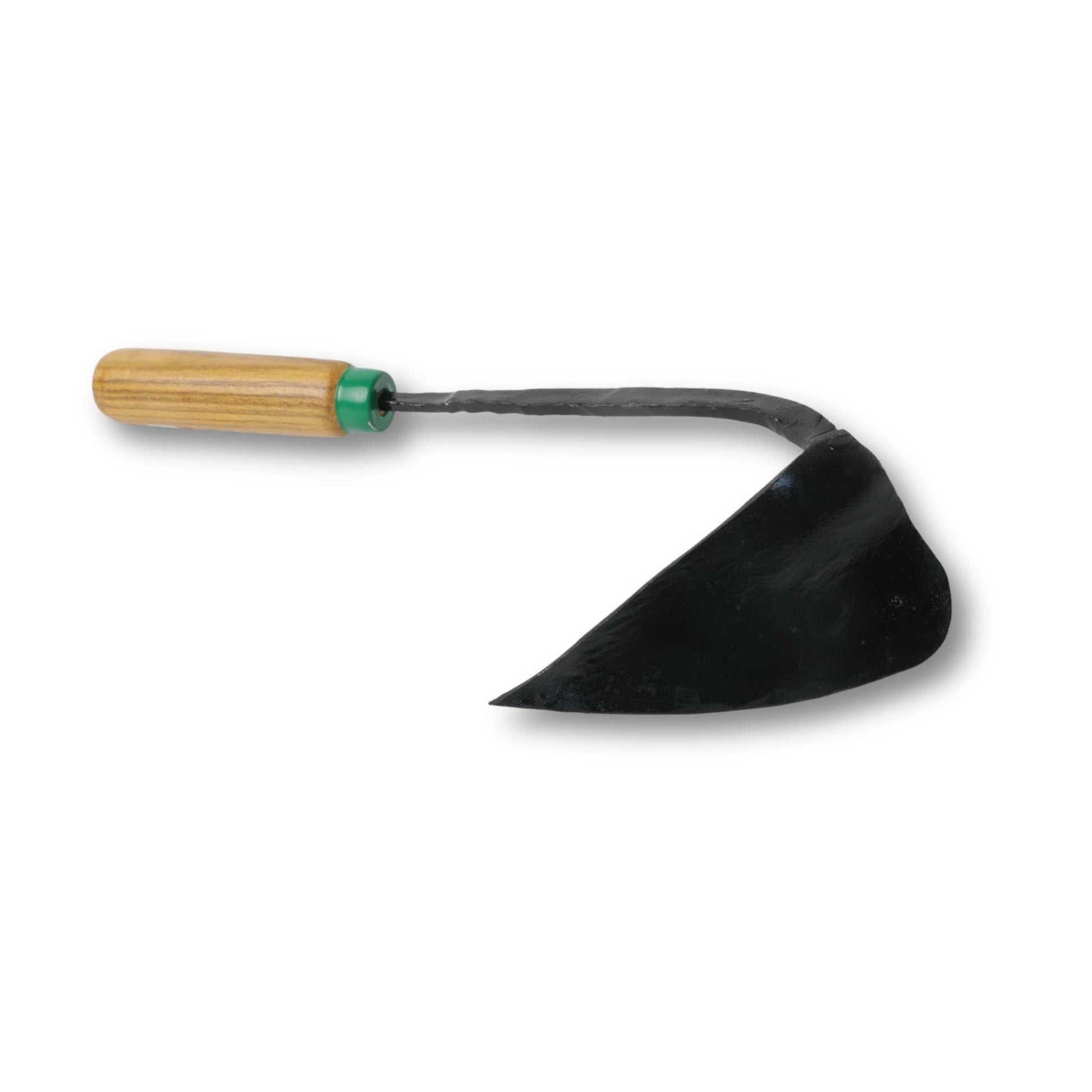 Bootstrap Farmer Ez-Digger Korean Triangle Blade with short handle, showing durable metal blade for digging and soil work.
