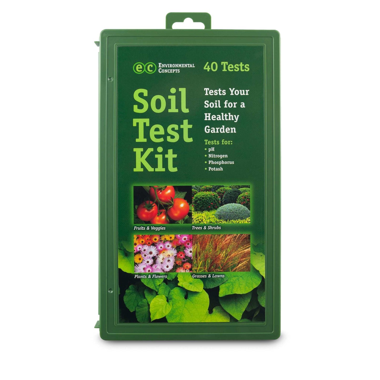 Luster Leaf 1662 Professional Soil Testing Kit with Bootstrap Farmer branding, containing 40 soil test kits for accurate analysis