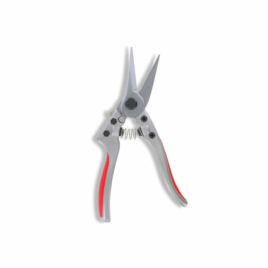 Silver Line Pruner with curved or straight blade, Bootstrap Farmer garden tool for pruning plants and shrubs.